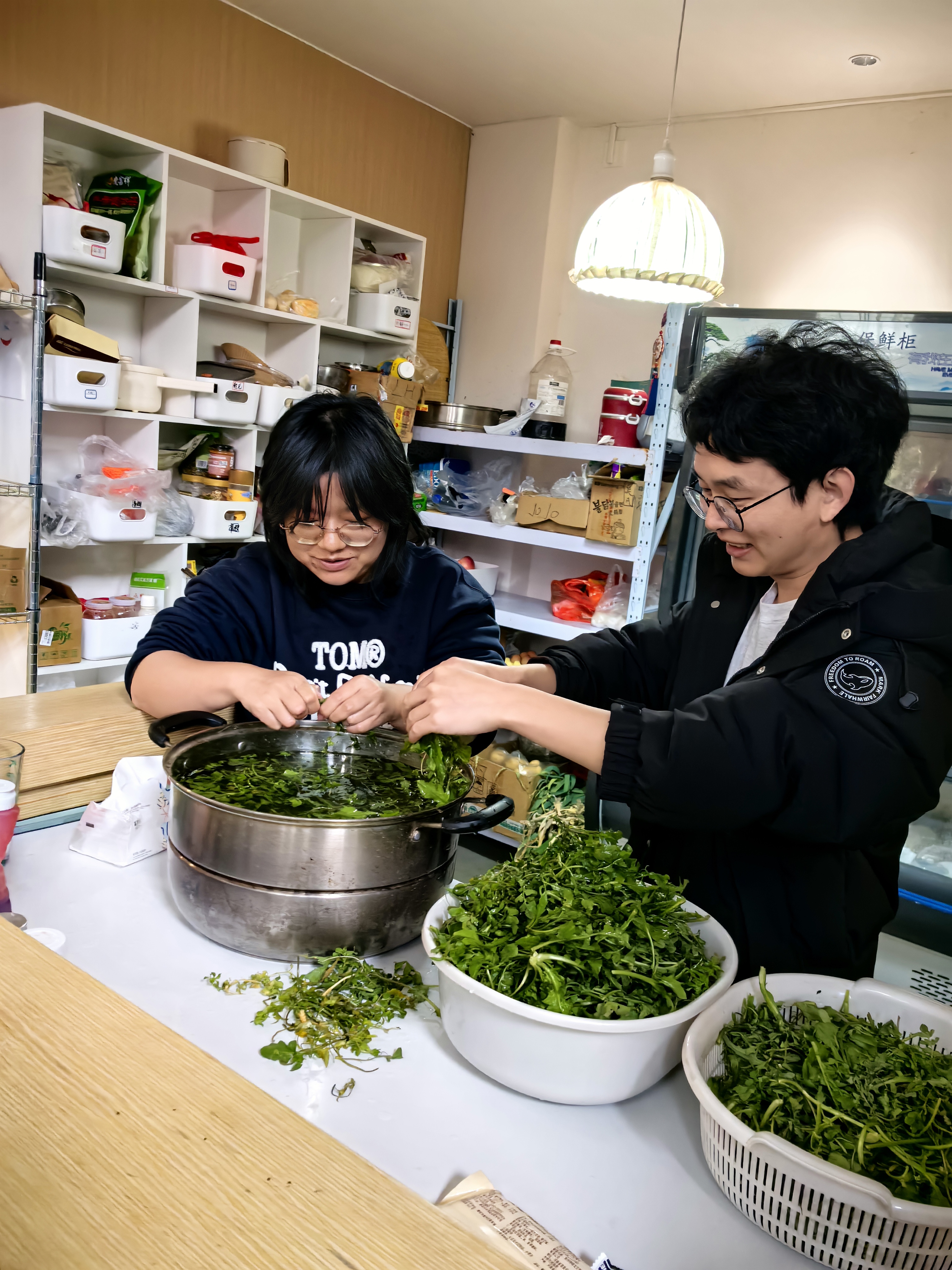挖野菜